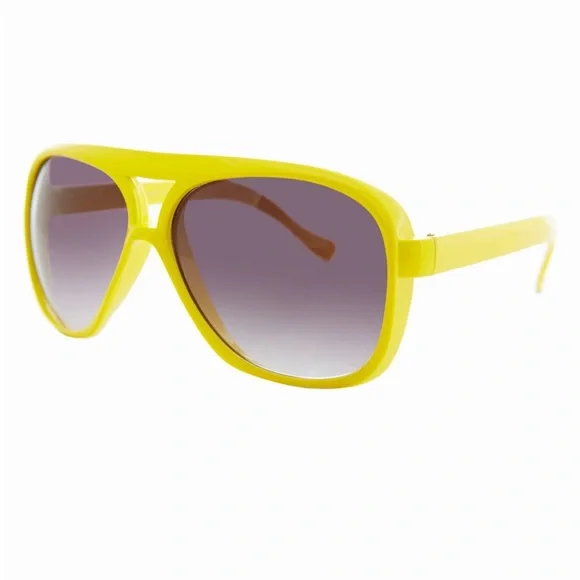 NEW Yellow Aviator Sunglasses from Free People - Picture 2 of 6